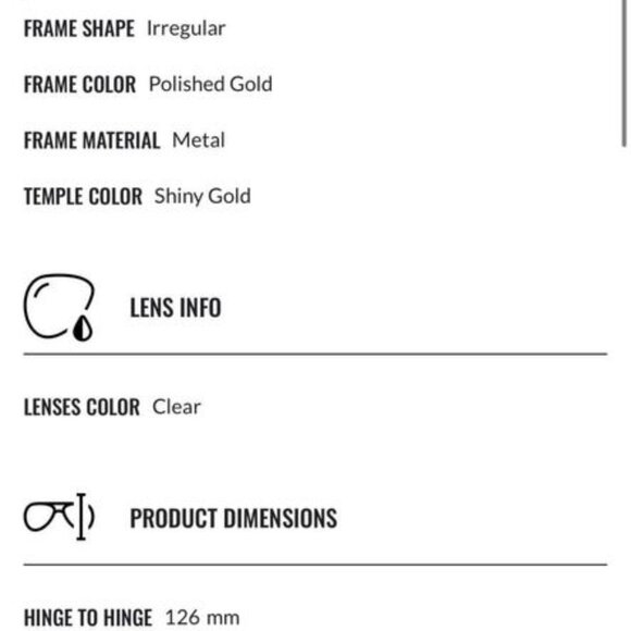 Rayban Gold 'Jack' Frames - Picture 3 of 5